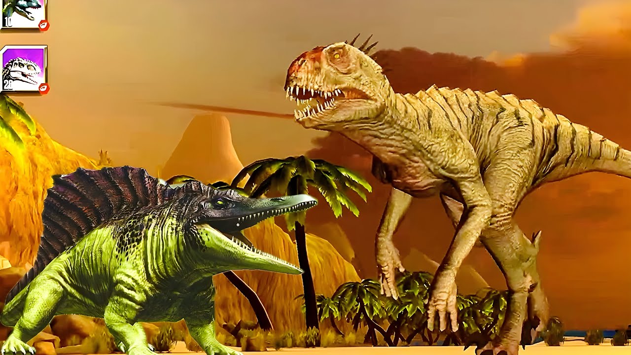 PRIOTRODON VS SCORPIOS REX IN JW | Jurassic World The Game - Hybrid Dino Battle gameplay 