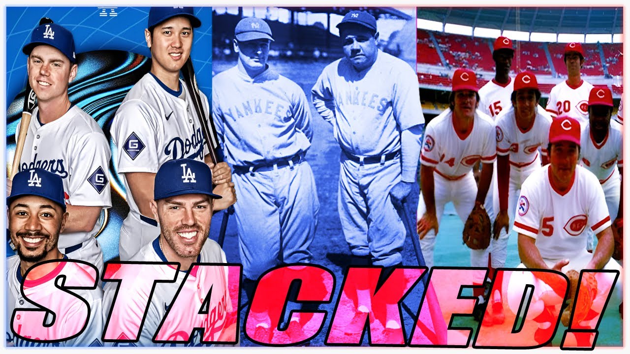 Top 15 GREATEST MLB TEAMS Of All Time - STACKED ROSTERS!!! WORLD SERIES CHAMPIONS!
