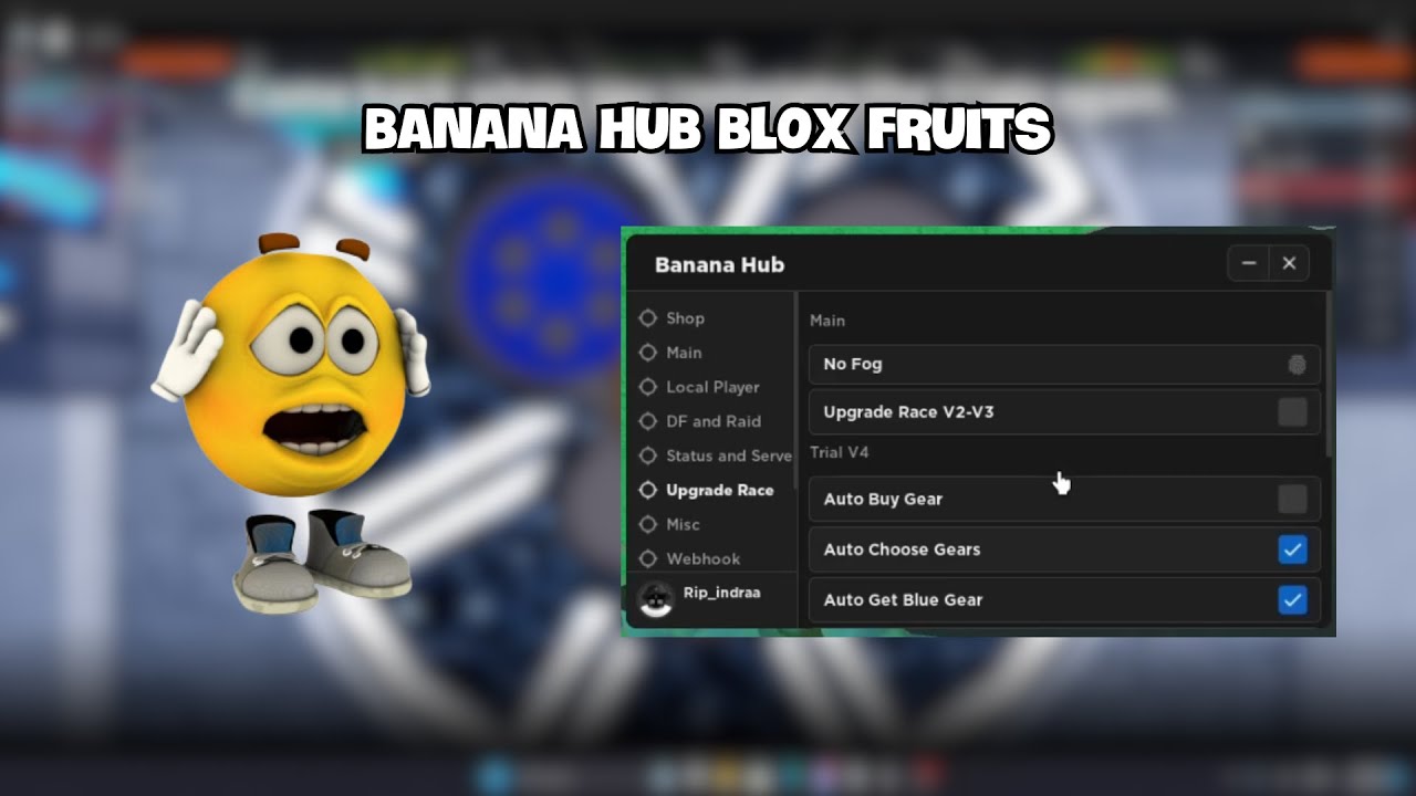 Banana Hub Auto Race V4 Blox Fruits - HieuZ ?