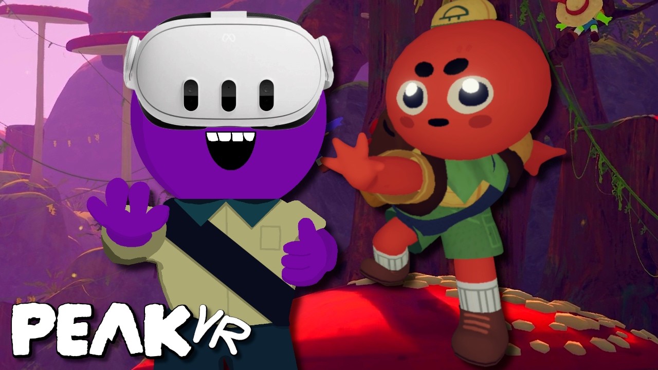 Before the Mod Broke - I played PEAK co-op in VR!!
