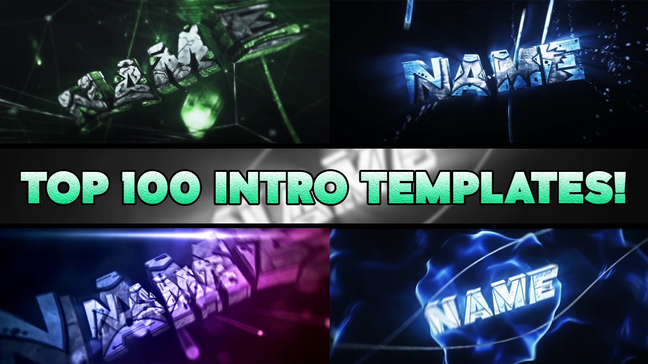 Top 100 Best Intro Templates Ever Created!
