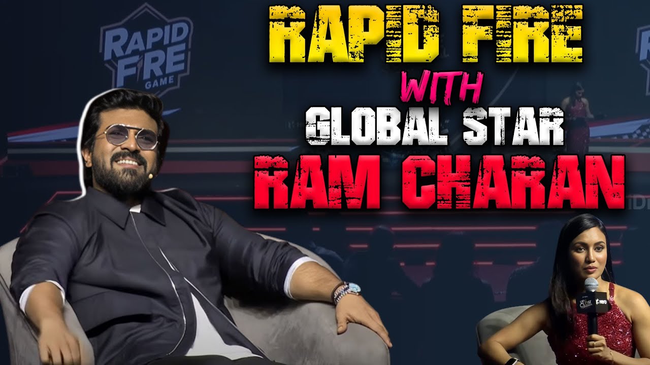 Rapid Fire With Global Star Ram Charan | Ram Charan | Ram Charan Latest Interviews |