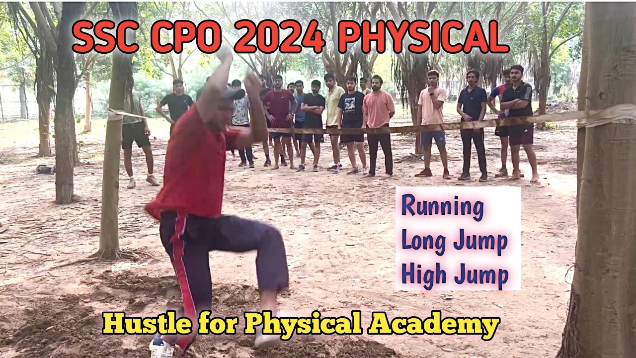 SSC CPO 2024 Physical preparation😍| Join Hustle for Physical Academy💪🏻| ssc cpo physical preparation