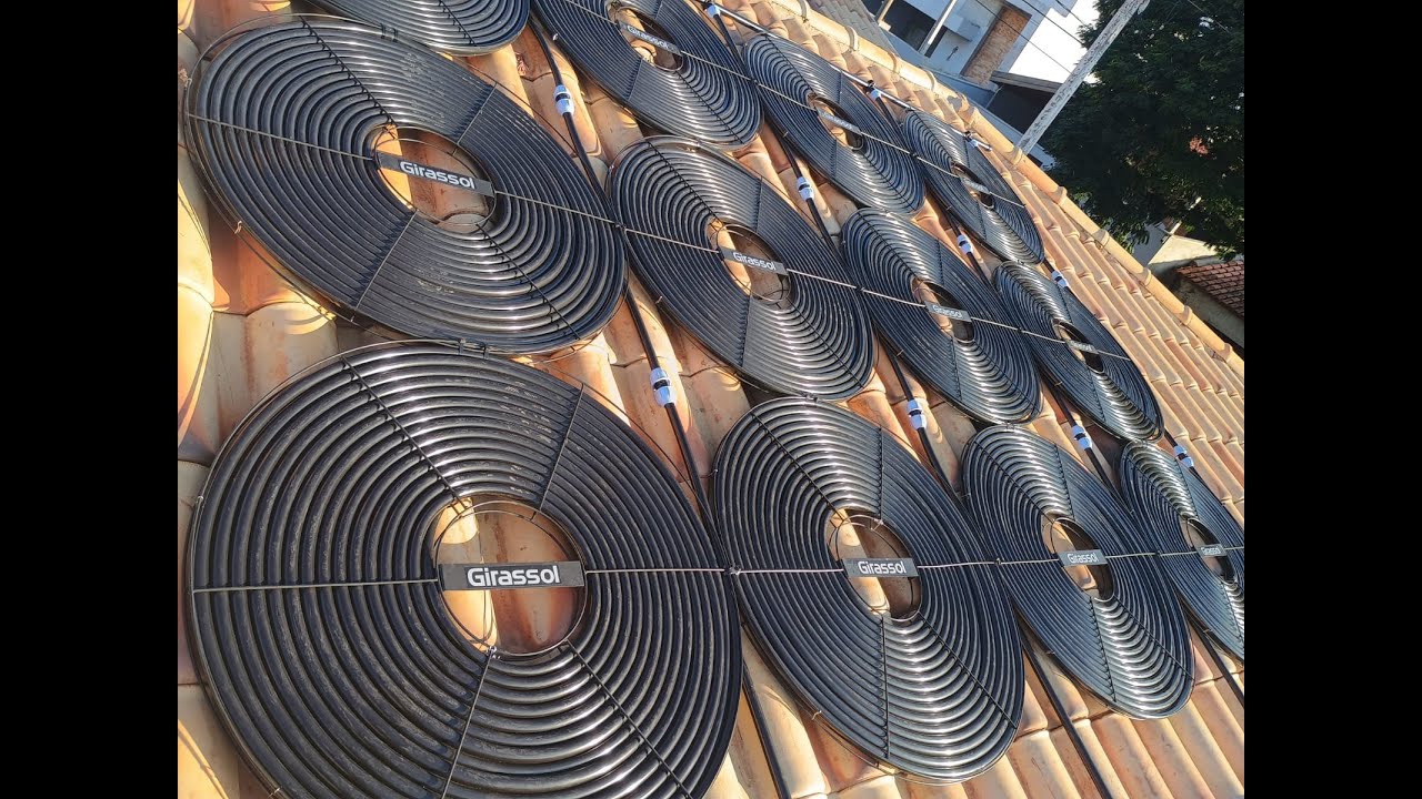 030 Instalação Completa Sistema Aquecimento Solar Girassol - Sumaré/SP