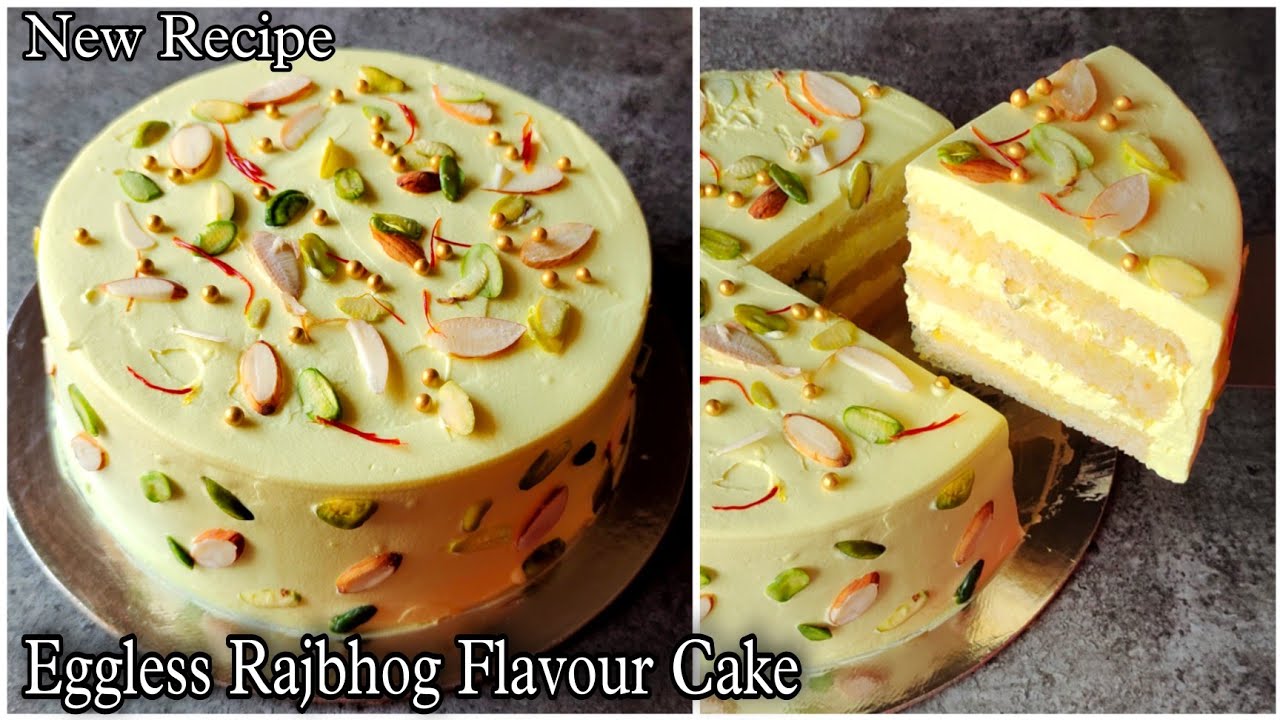 Eggless Rajbhog Cake | Easy Cake without Oven | No Butter, no nozzle, Cone | Epic Celebration Cake