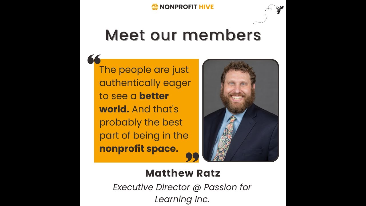 Favourite Part of Nonprofit Work with Matthew Ratz