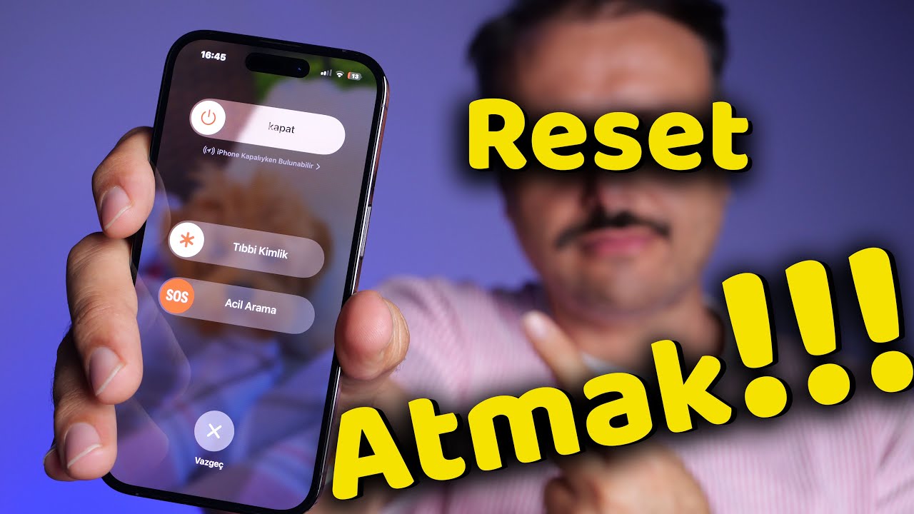iPhone 14 Pro reset atma nasıl yapılır? iPhone X de14 Pro ya kadar tüm modellerde geçerli yöntem.