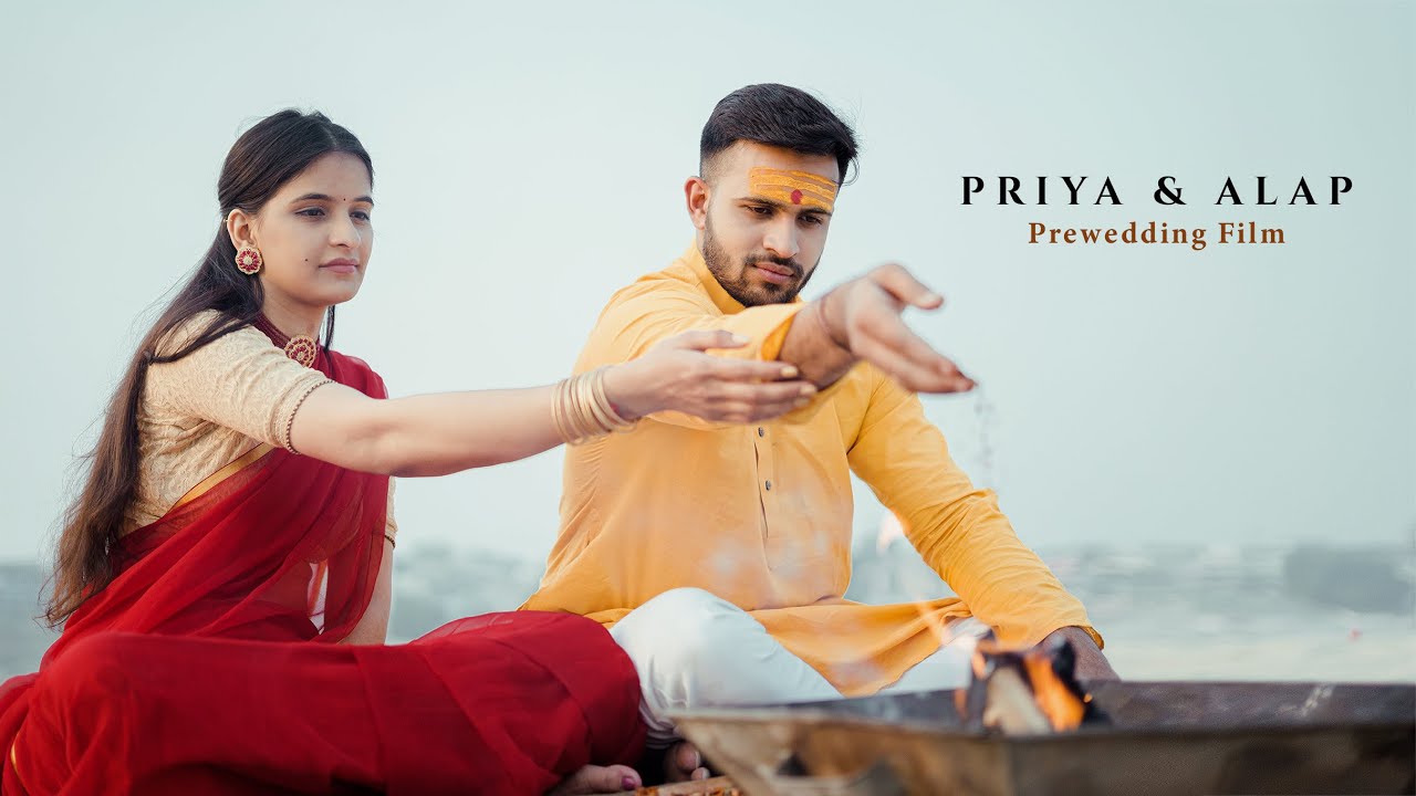 Varanasi Prewedding film | Priya & Alap | Cinematic film 2022 | Unique story | 3manstudios