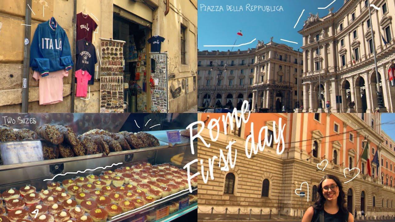 First day in Rome, Solo trip and Hostel Tour ✈️🇮🇹