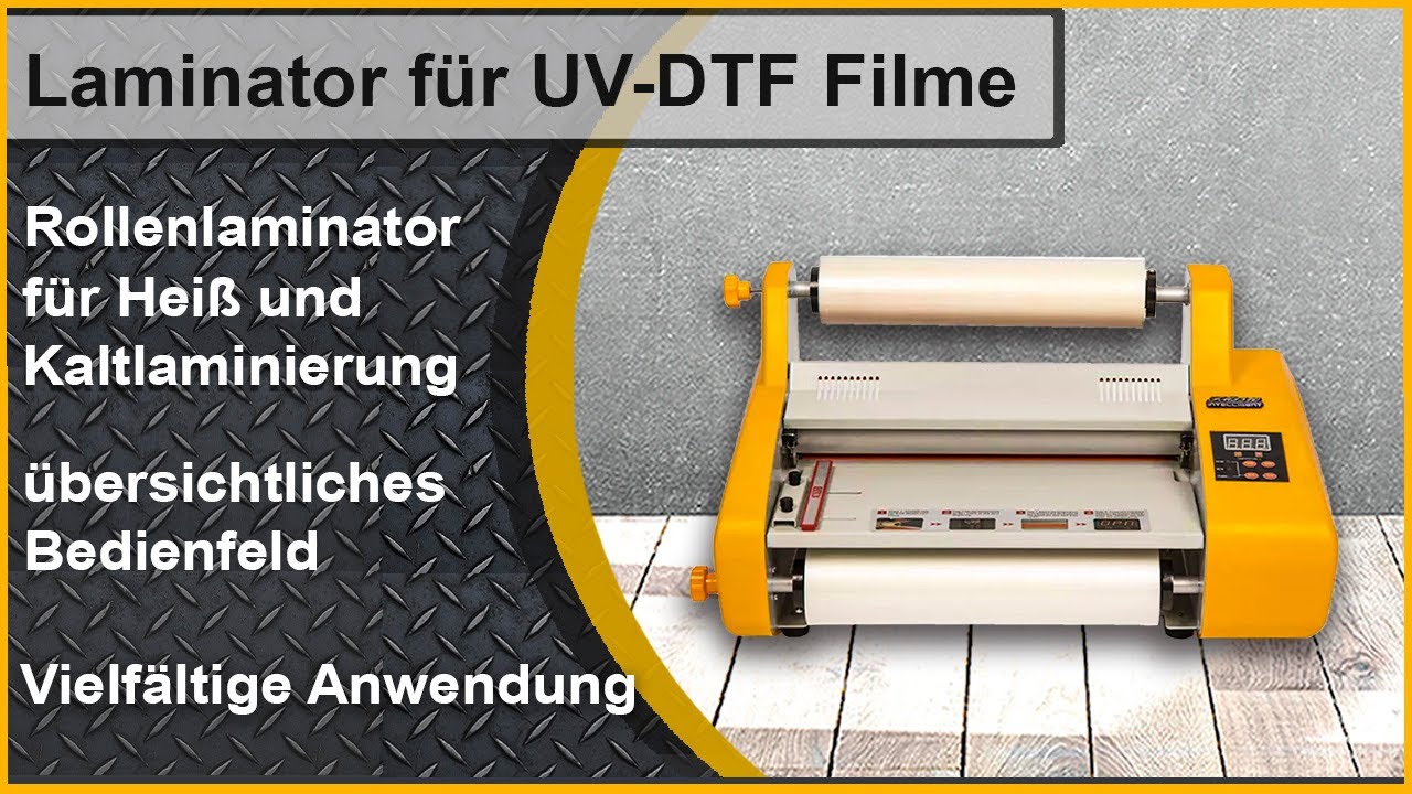 Laminierger&auml;t f&uuml;r UV Direct-to-Film Anwendungen im A3+ Format