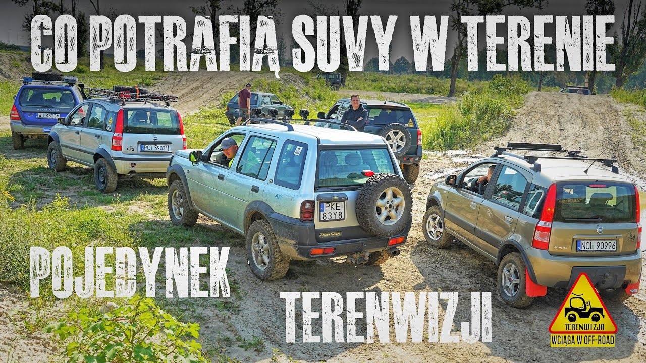 Co potrafią SUVy w terenie? Pojedynek Terenwizji