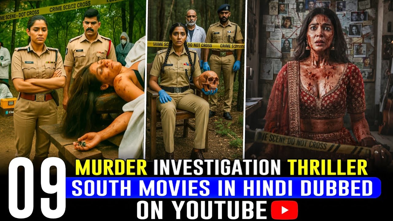 Top 9 New South Indian Suspense Thriller Movies in Hindi 2026 | South Murder Mystery Movies in Hindi