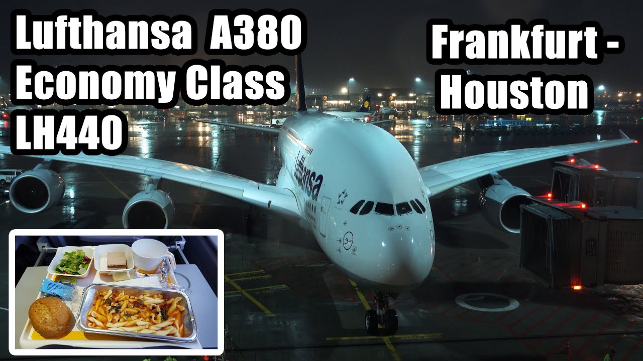 Lufthansa A380 Frankfurt - Houston