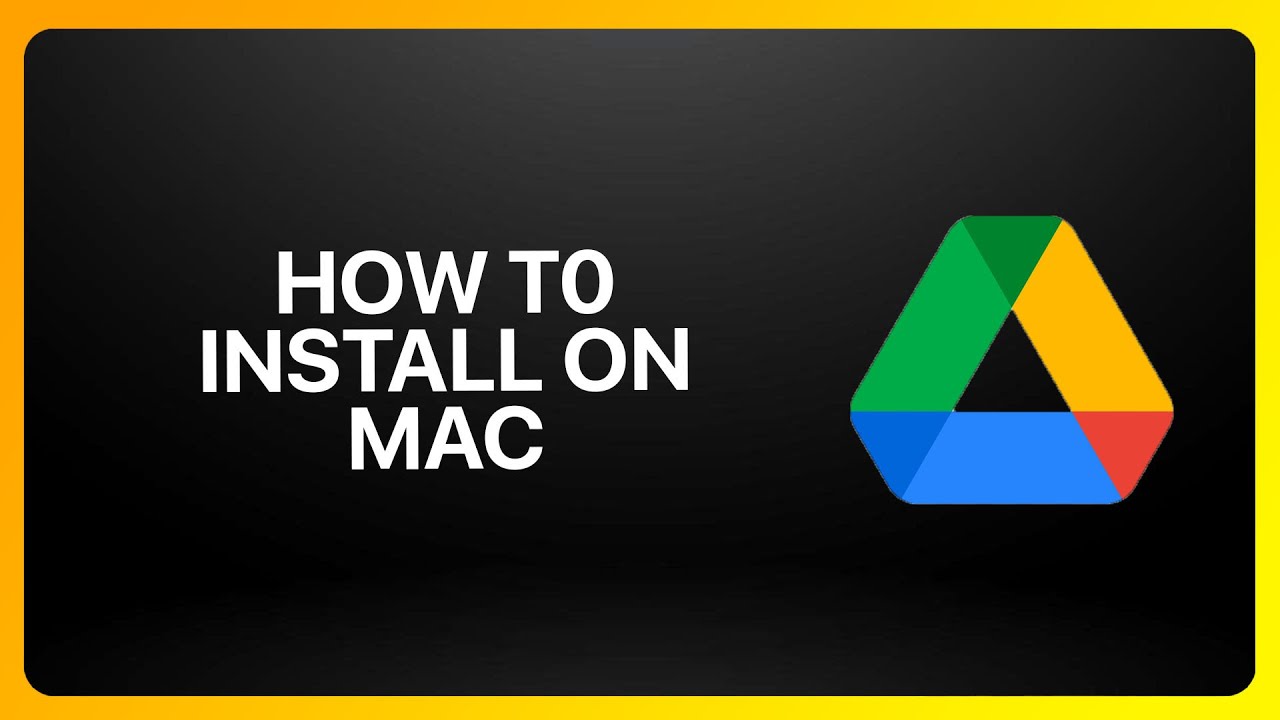Как установить Google Drive на Mac в 2025 году! Руководство