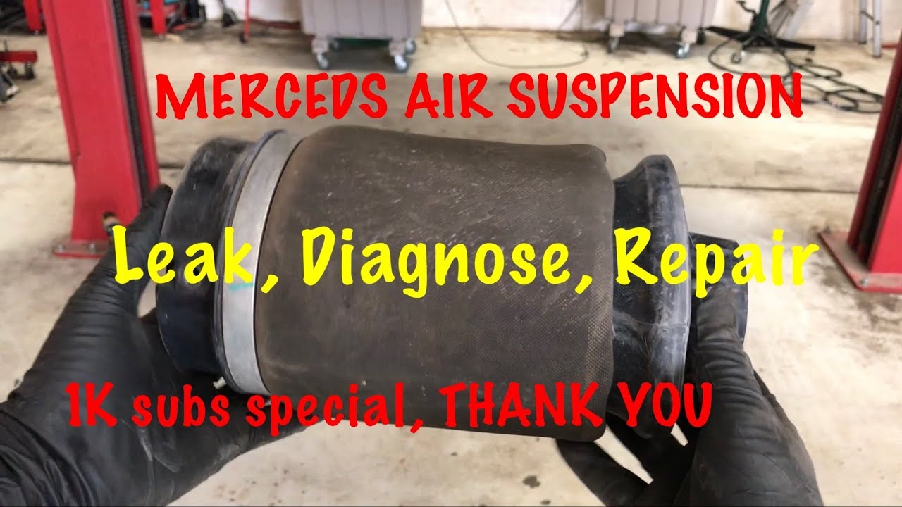 MERCEDES AIR SUSPENSION DIAGNOSE & REPAIR