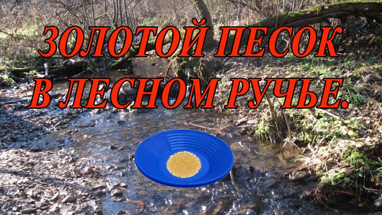 Золотой ручей. Поиск золота. Golden stream.