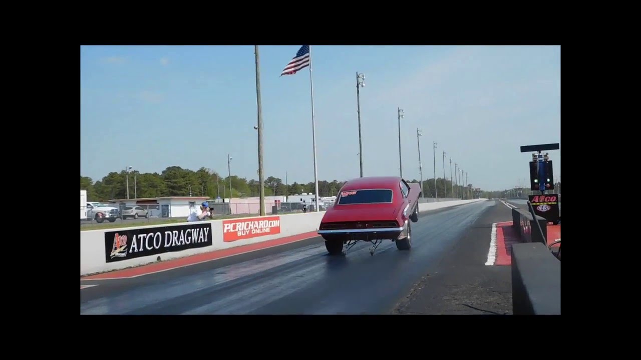 Atco testing Dave Ficacci 69 Camaro Stocker