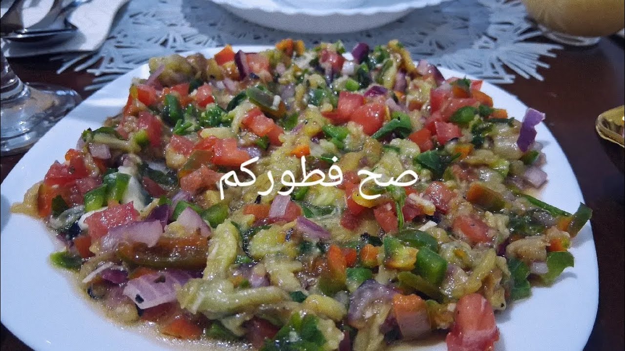 ارواحو نفكركم بطبق تقليدي قديم . بنة زمان 👨‍🍳 سلطة لبنانية الراهب بالبذنجال 