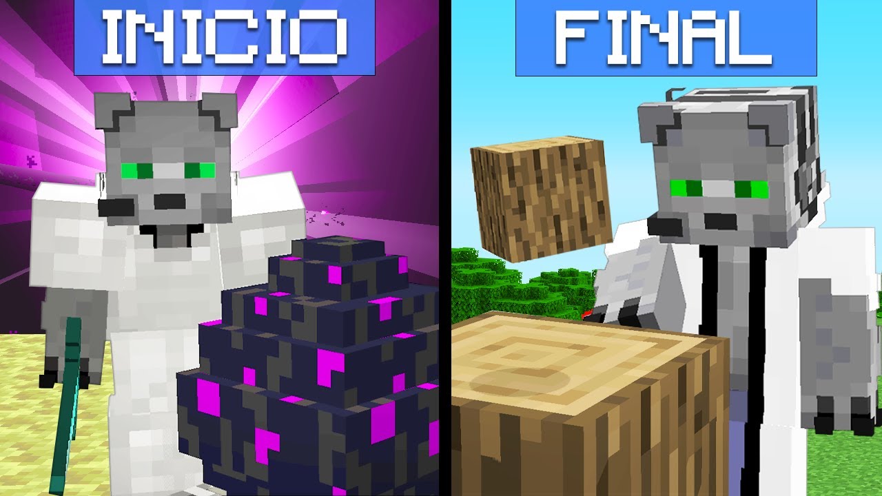Me Paso Minecraft AL REVÉS!!