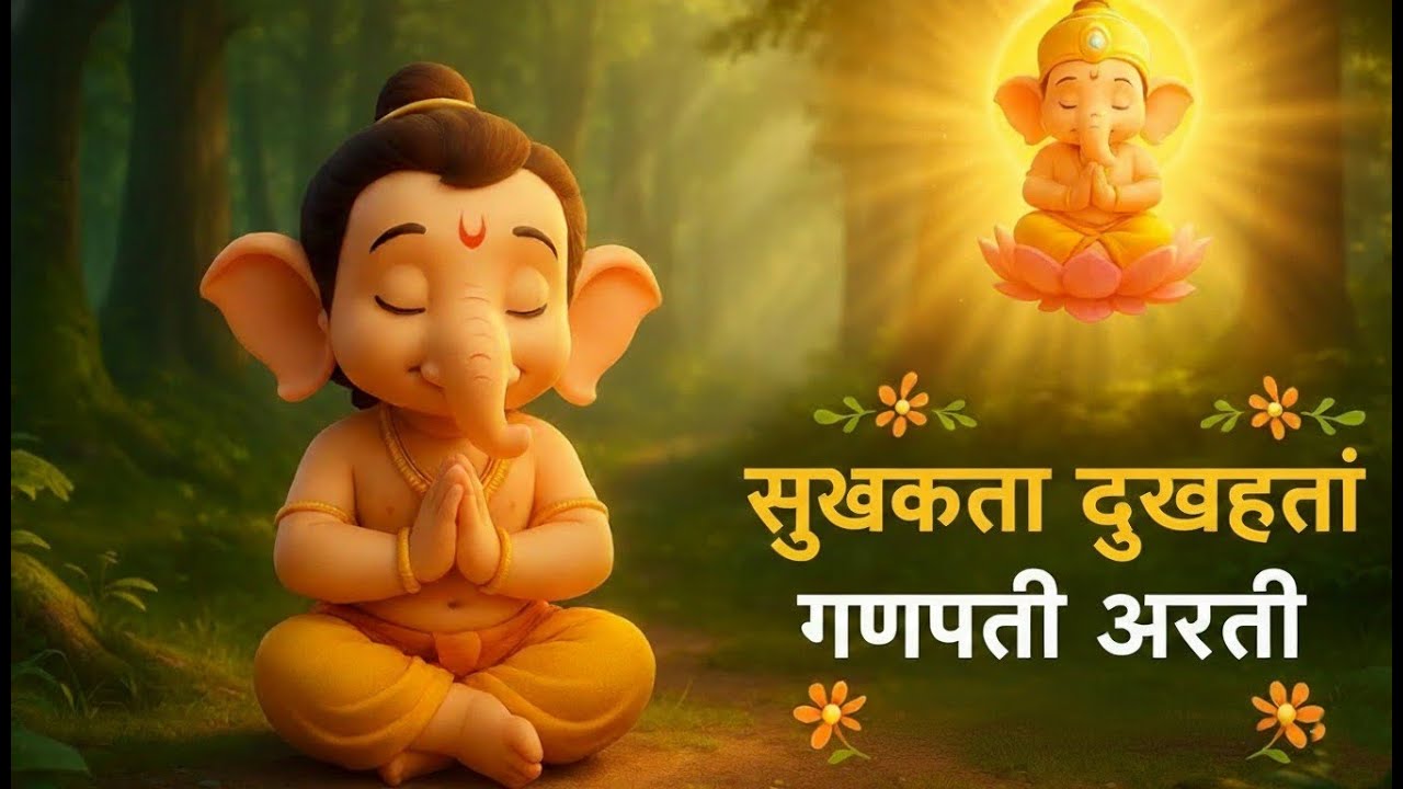 सुखकर्ता दुःखहर्ता गणपति आरती 2026 | Siddhivinayak Ganesh Aarti | Ganpati Bappa Bhajan