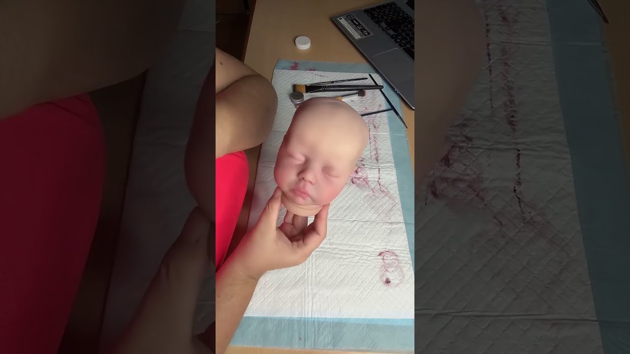 Pintando el kit Reborn Delilah🖌️🌈