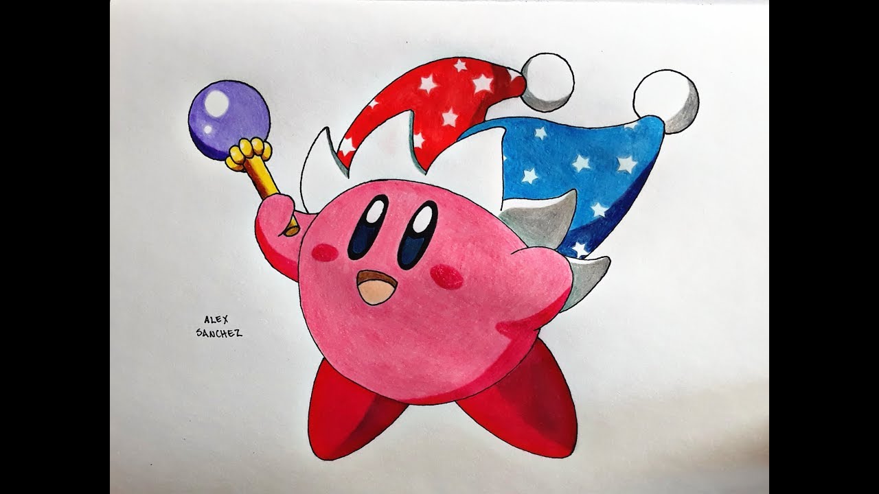 Como Dibujar a Kirby | How To Draw Kirby | Kirby Dream Land | ALEX STAR