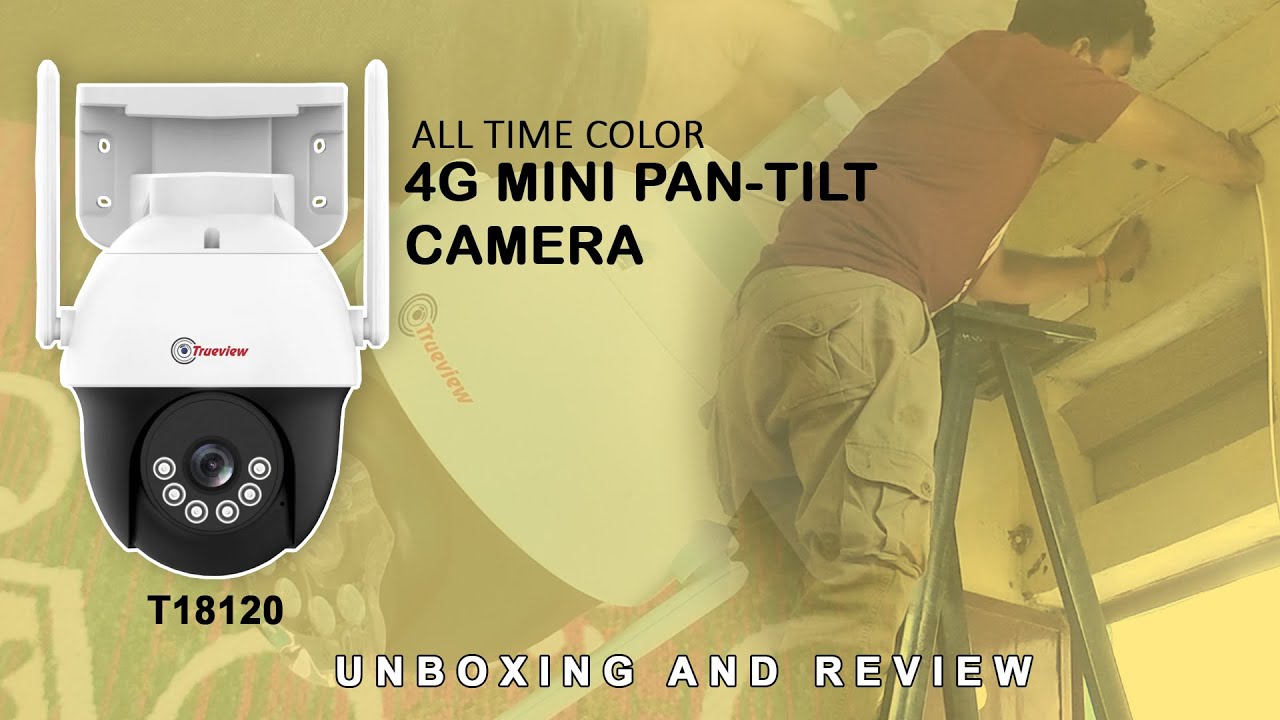 Trueview All Time Color 4G Mini Pan And Tilt Camera 🔥T18120🔥 Unboxing And In Depth Review