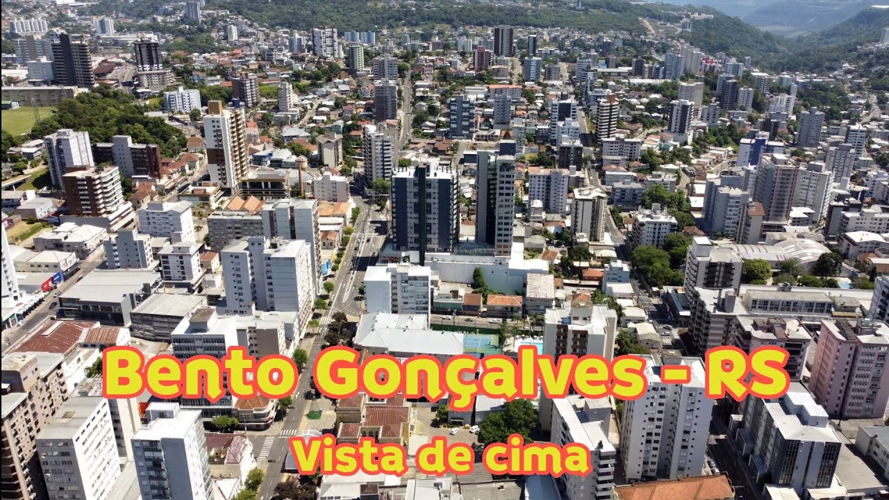 Bento Gonçalves - RS - vista de cima 