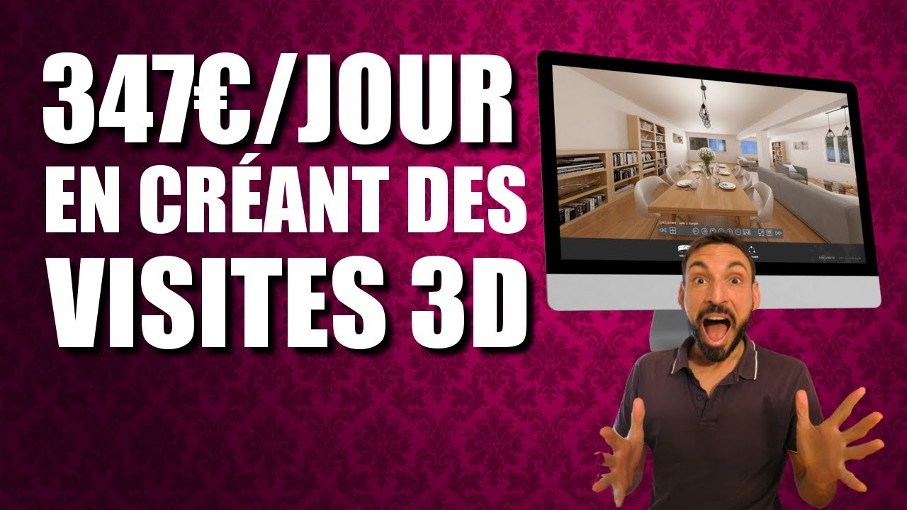 GAGNEZ 347€/JOUR AVEC DES VISITES VIRTUELLES 3D CLÉS-EN-MAINS