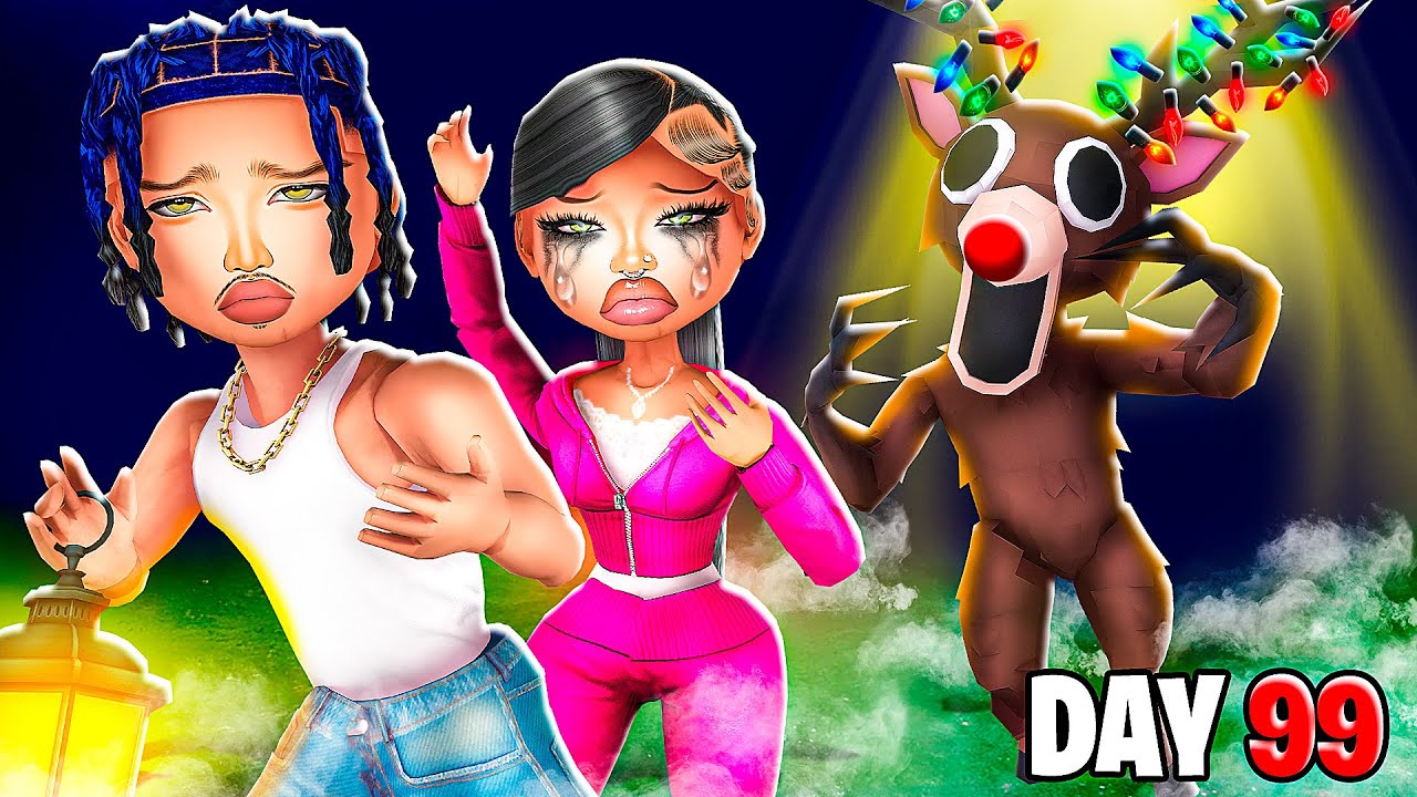 Surviving 99 NIGHTS In The Roblox WINTER Forest! *CHRISTMAS UPDATE*