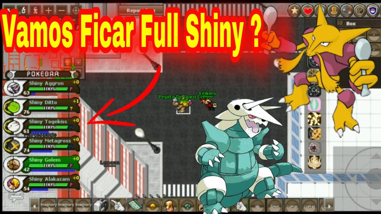 PokemonBR Como Ficar Full Shiny Em Poucos Dias | Erikles YT.