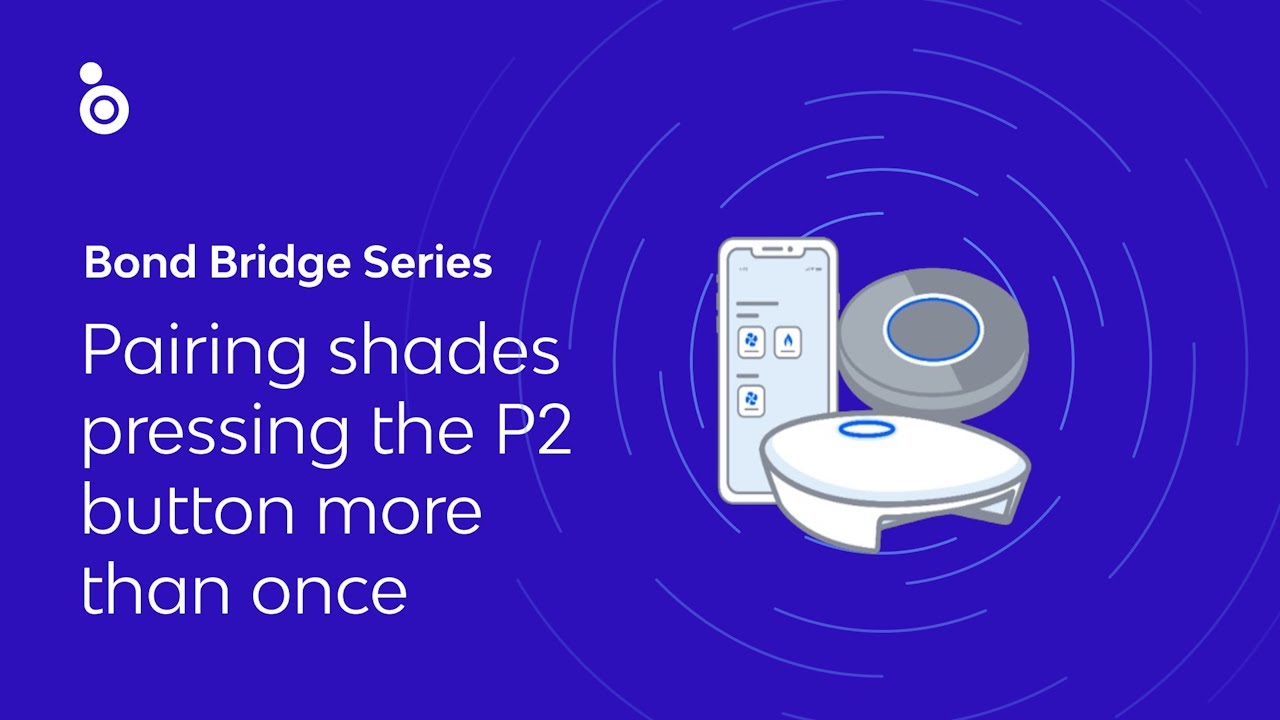 Pairing shades blinds awnings using p2 button