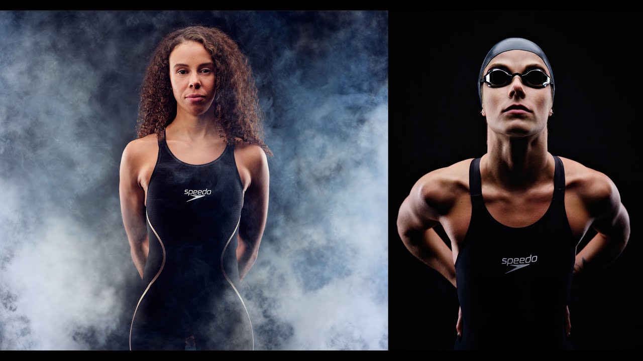 Swim Athletes behind the scenes photoshoot Feat  Phottix Raja soft boxes