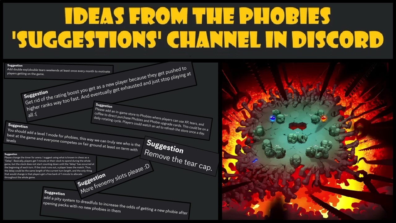 Рассматриваю предложения из Discord-сервера для людей с фобиями.