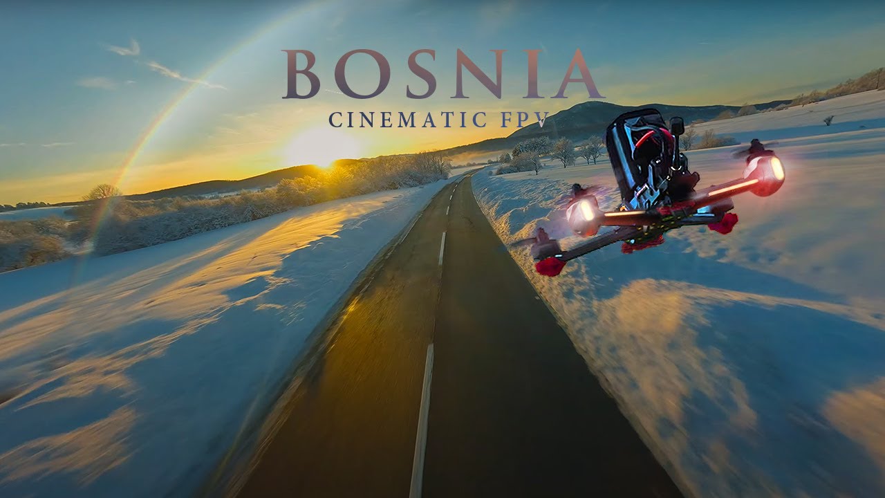 Frozen Rivers & Mountain Villages | Cinematic Drone Flight