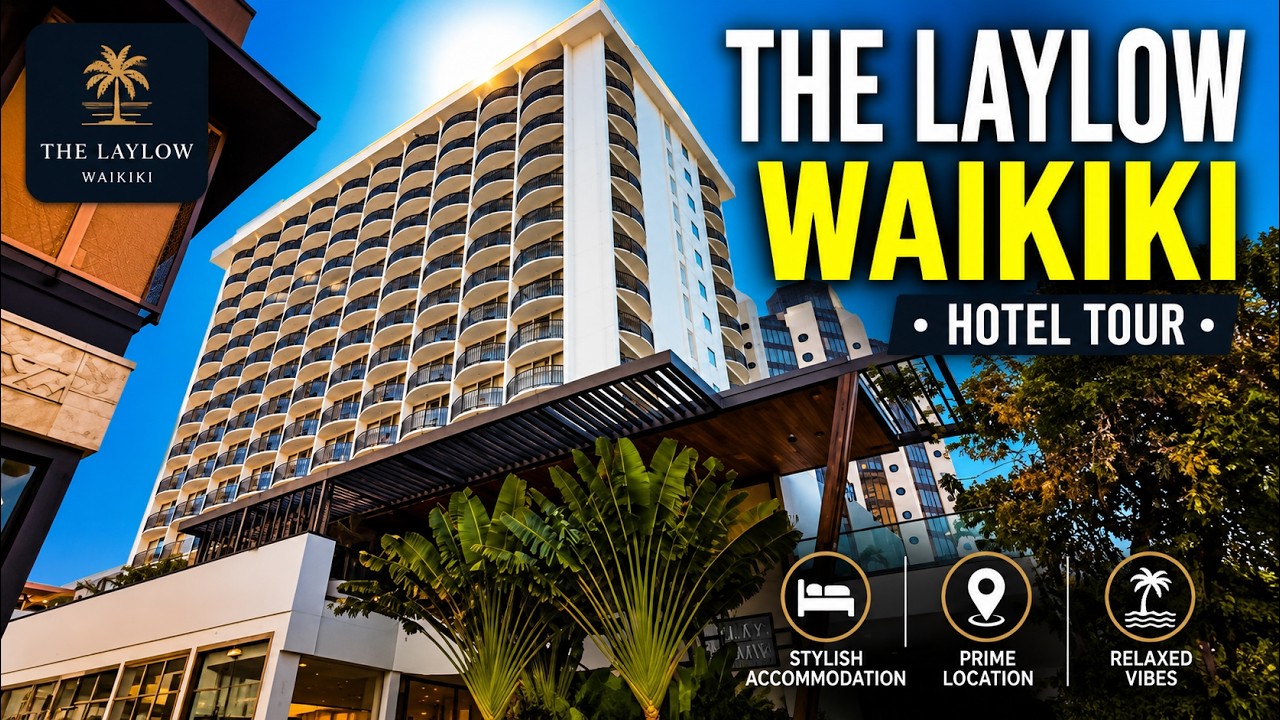 [4K] Hotel Tour | 🇺🇸 HONOLULU, The Laylow, Waikiki 2025