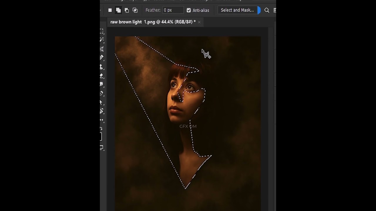 how to make spotlight effect in Photoshop 2025