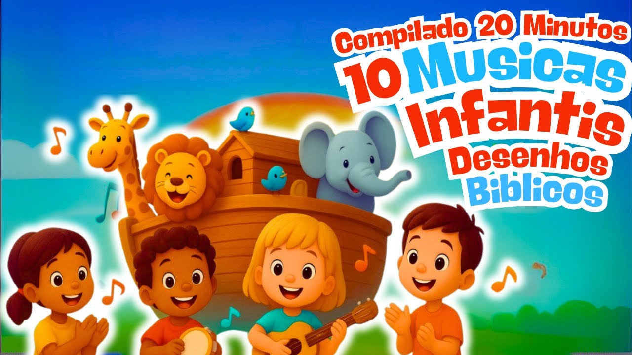 🌈✨10 MÚSICAS INFANTIS ANIMADAS 👶✨ DESENHO INFANTIL Gopel | Música Cristã Infantil 