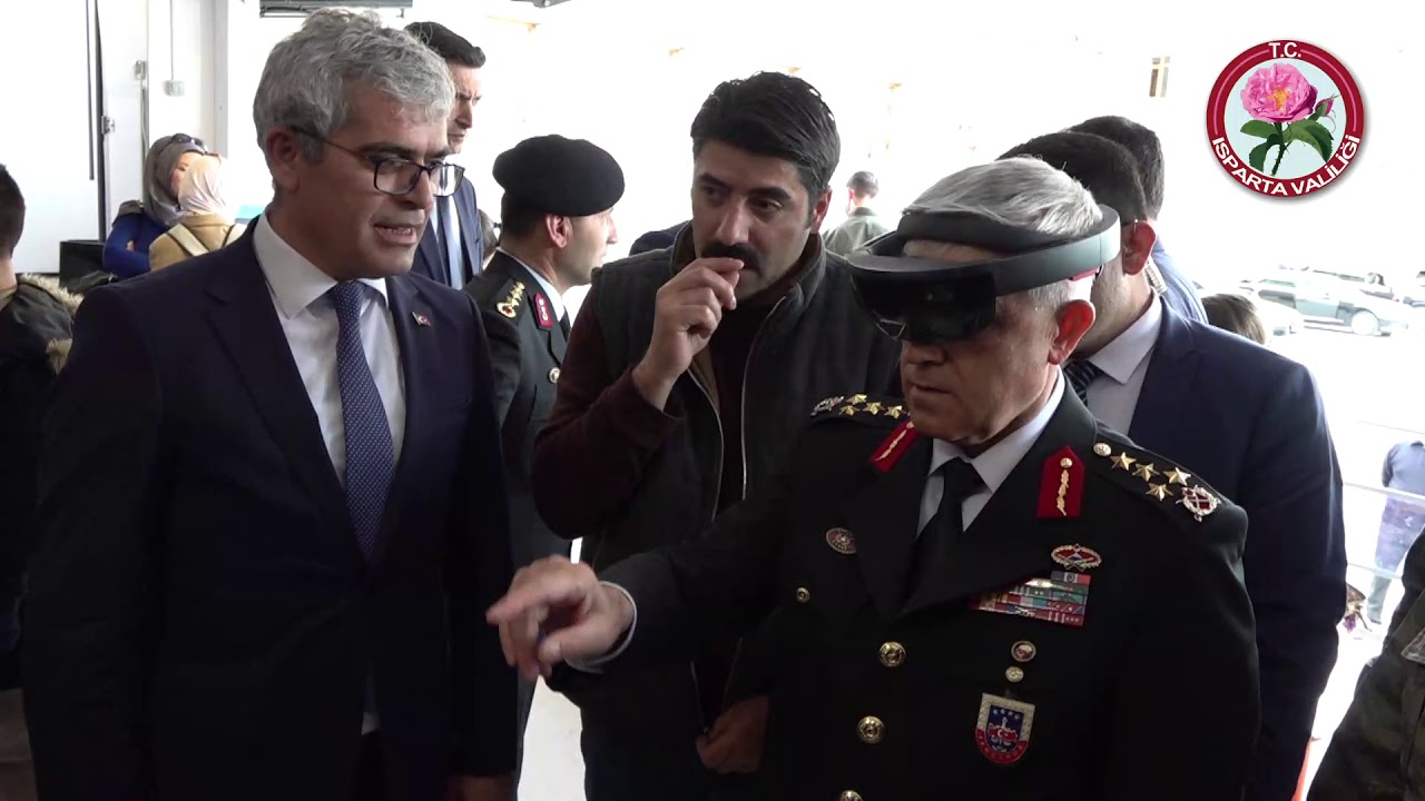 Jandarma Genel Komutanı Orgeneral Arif Çetin'in Isparta Valisi Ömer Seymenoğlunu Ziyareti