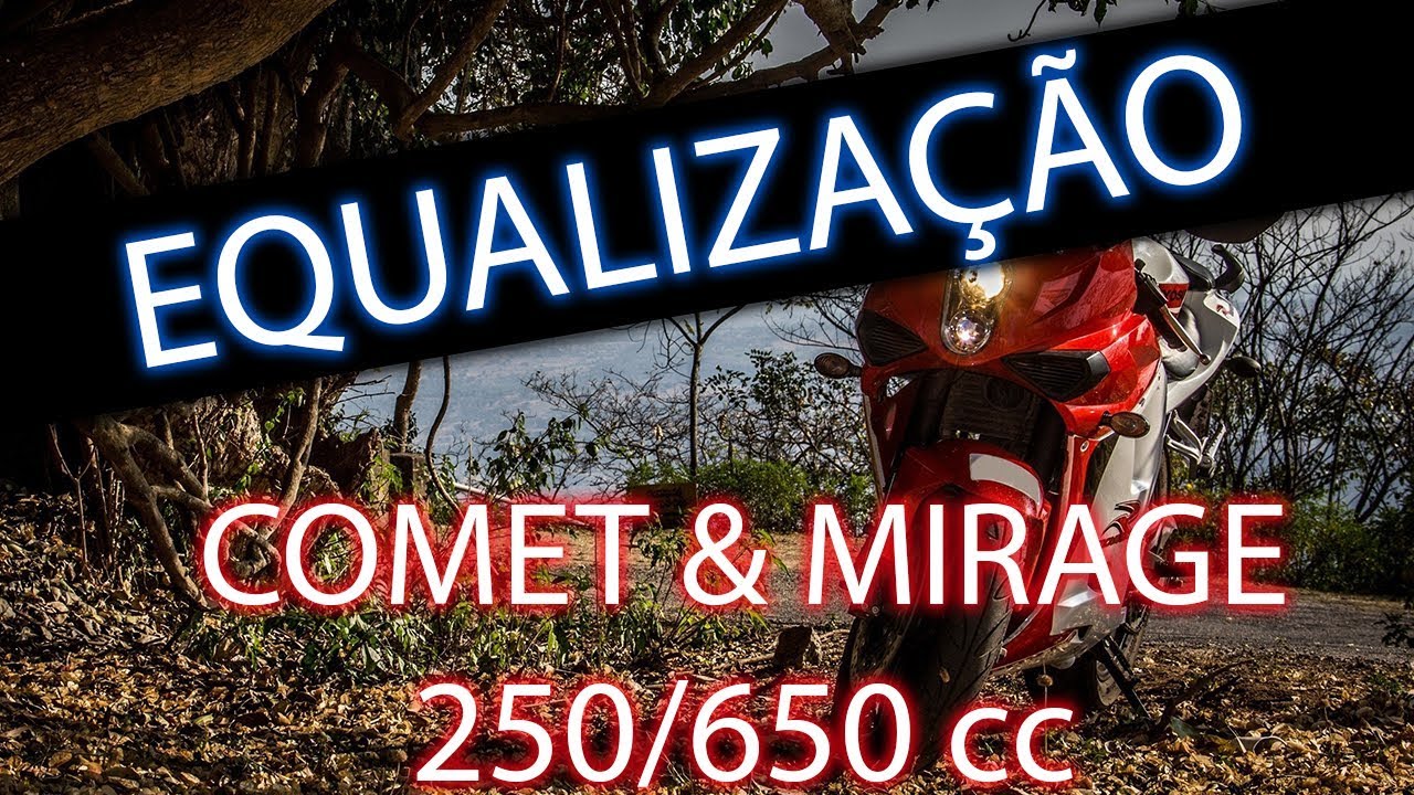 Equalização sincronismo COMET / MIRAGE 250 - Kasinski / Hyosung motor em V