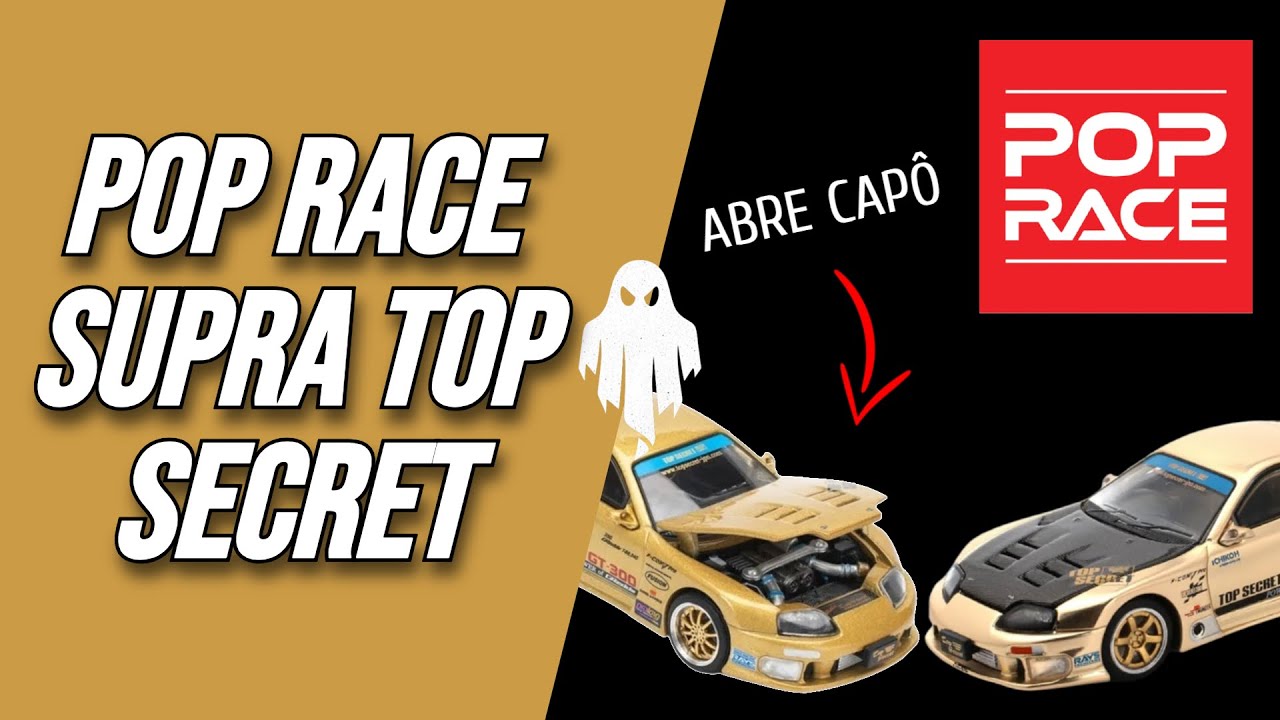 SUPRA EM DOSE DUPLA - Toyota Supra GT 300 TOP Secret POP Race
