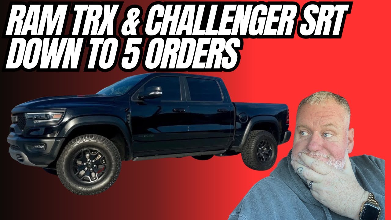 Ram TRX and Challenger SRT Down To 5 Entires 
