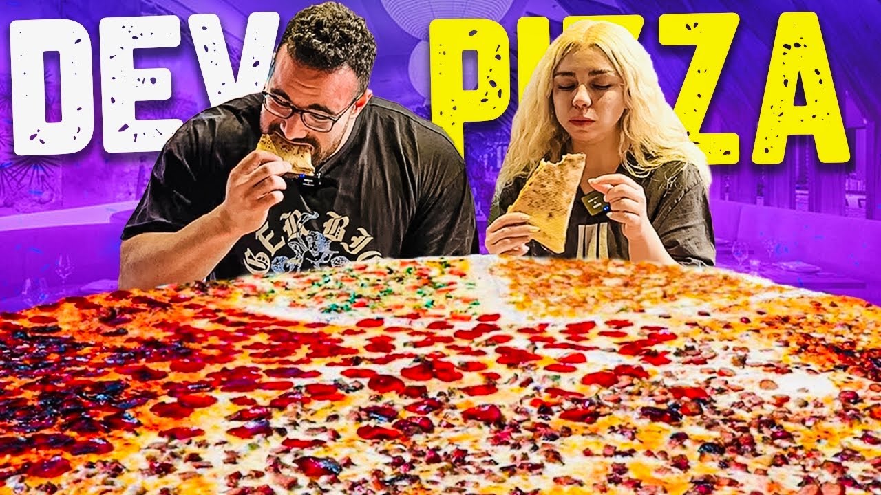 ALTIN ÖDÜLLÜ DEV PİZZA YEDİM! 🍕