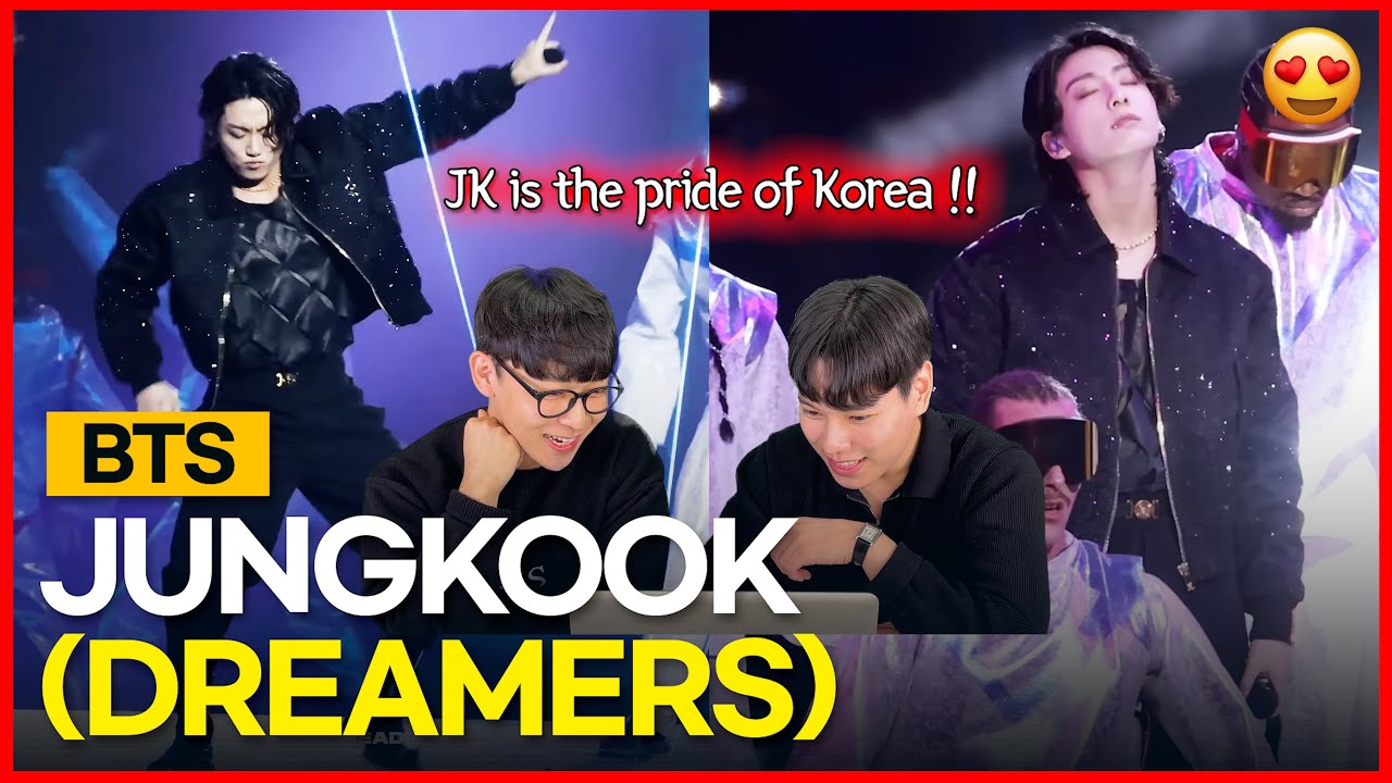'Dreamers' - (BTS JUNGKOOK FOCUS FANCAM) [KOREAN  REACTION] !! 💜😳