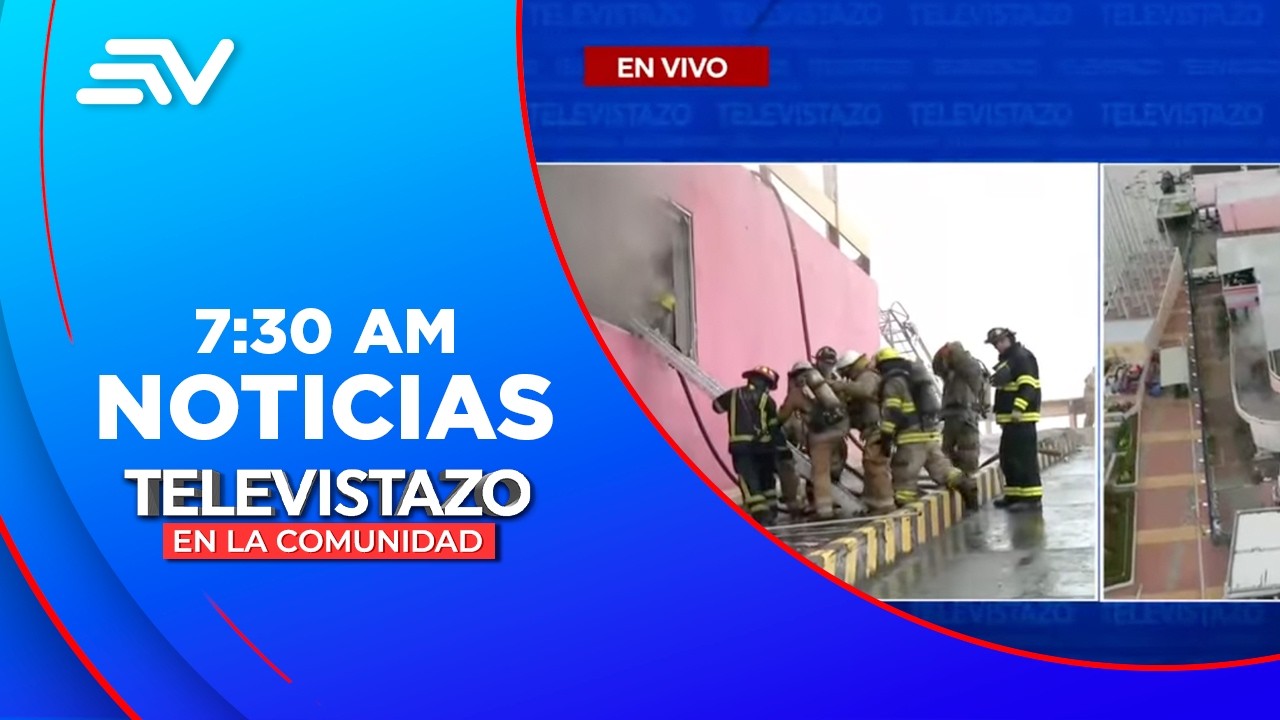 Se registra incendio en el centro de Guayaquil  | Televistazo | Ecuavisa