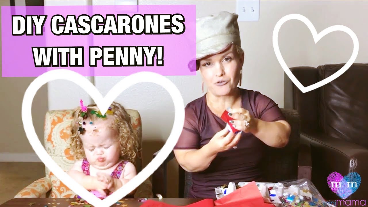 Mini Mama creates DIY Cascarones with Penelope!