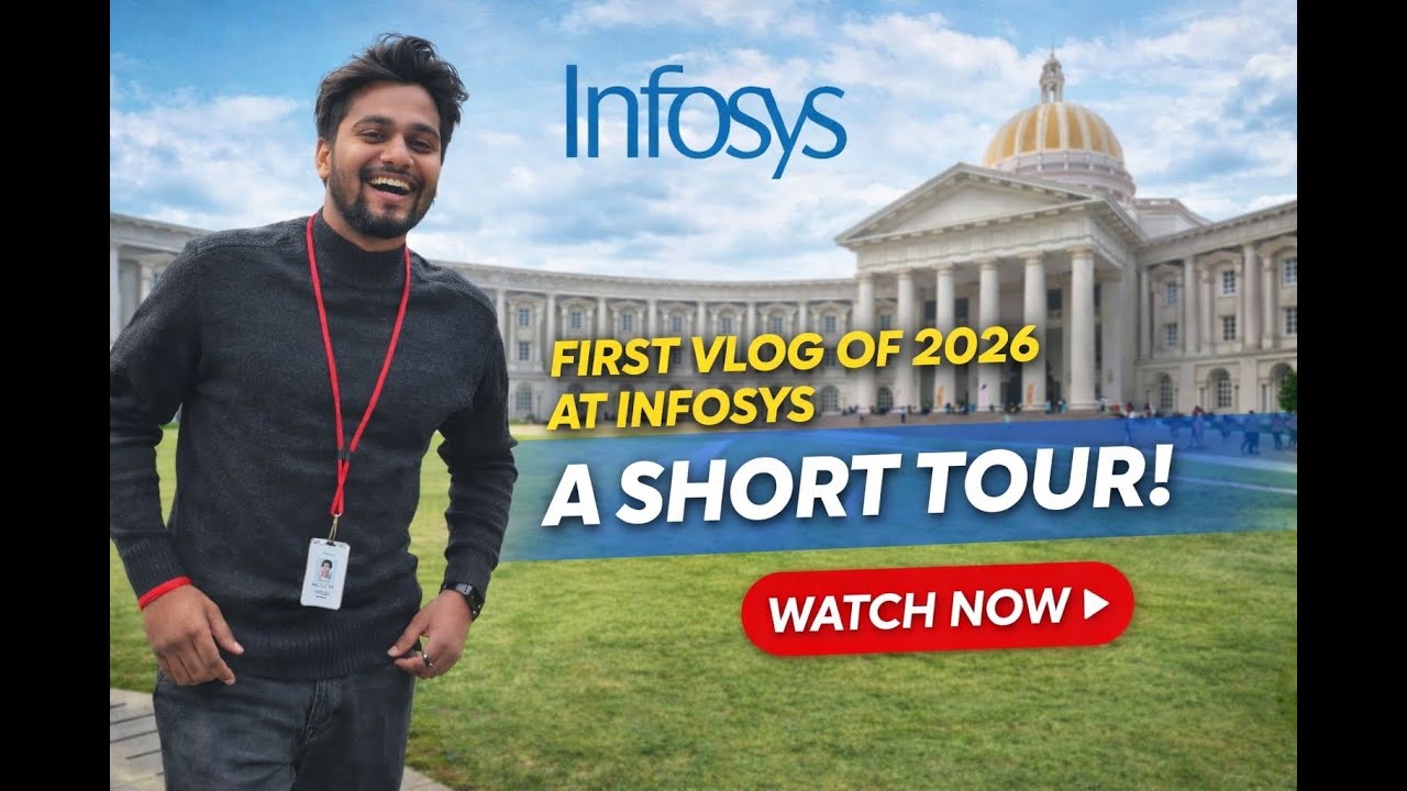 First Vlog of 2026 at Infosys Mysore Campus | Life at Infosys 