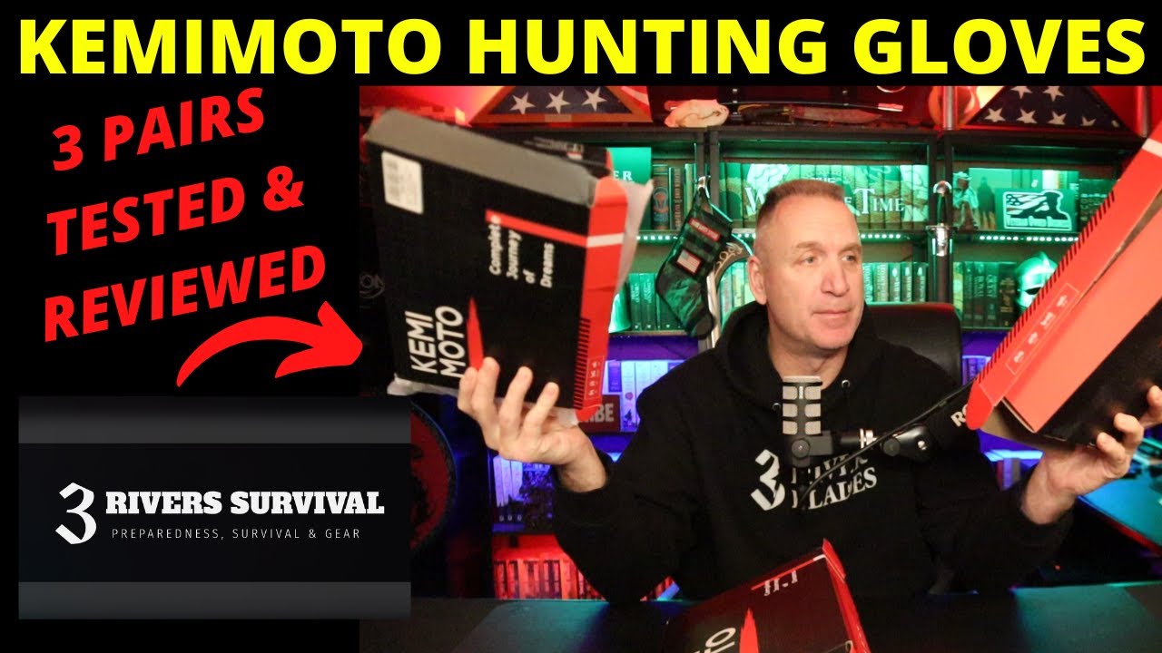 3 SETS OF KEMIMOTO Heated Hunting Gloves: Tested and Reviewed !