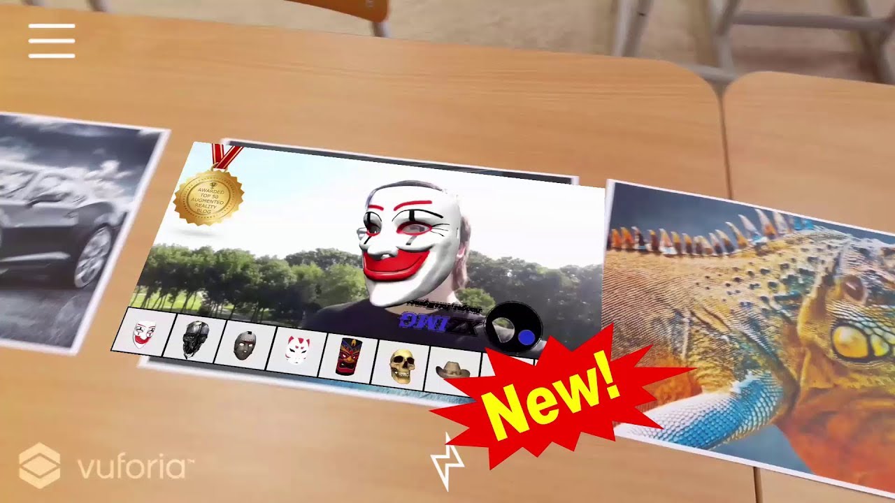 Augmented Reality App based on Vuforia Cloud Recognition Unity3D