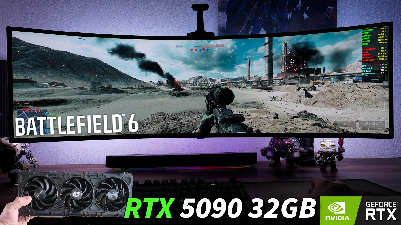 Battlefield 6 - RTX 5090 32GB - Ryzen 7 9800X3D | Samsung Oled G9 Odyssey 49